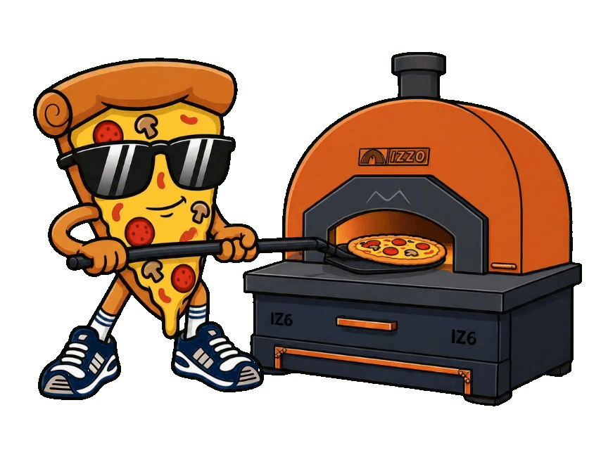 Mascotte pizza Mojo